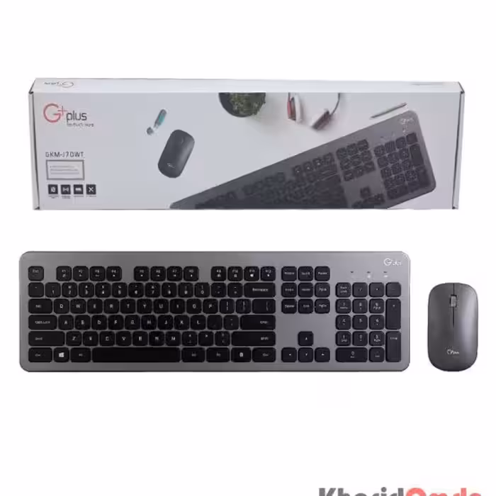 کیبورد و موس بی سیم جی پلاس (+G) مدل GKM-J70WT


