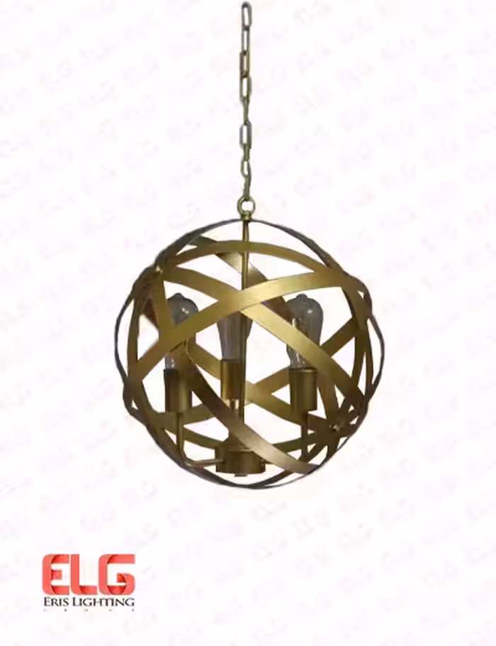 چراغ آویز تسمه ای سه شعله مدل RA1020