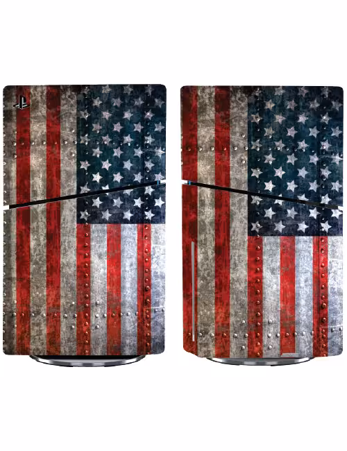 اسکین پی اس 5 اسلیم استاندارد برند گیم‌آور طرح پرچم آمریکا کد A