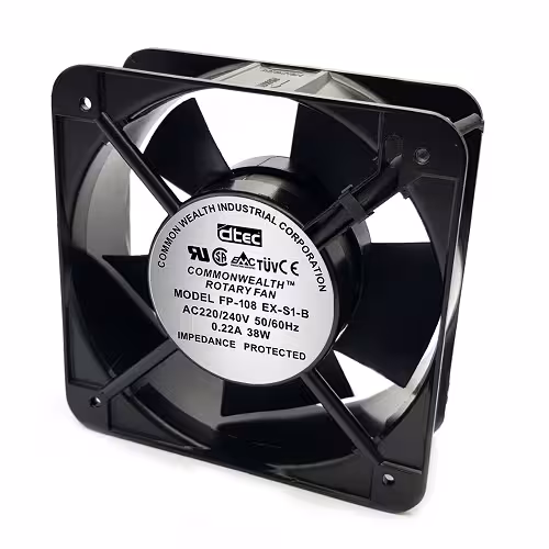 فن 15X15 بلبرینگی 220 ولت دی تک