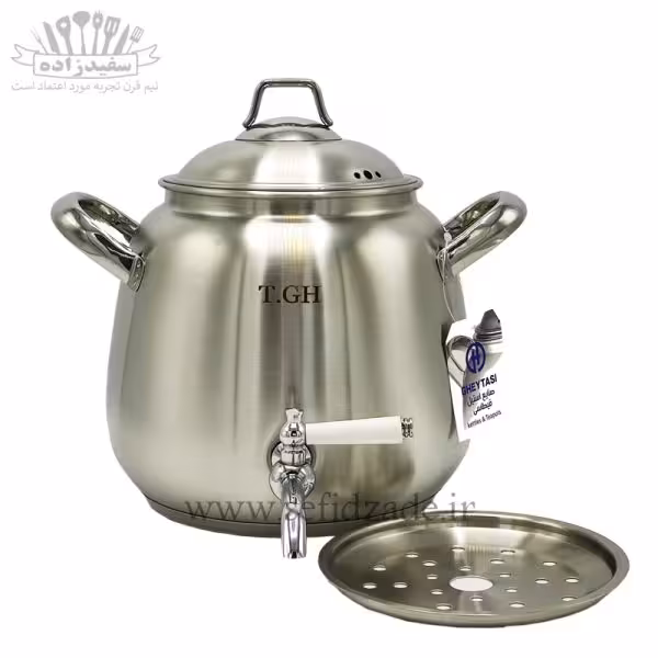 کتری شیردار کف چدن قیطاسی بیستون 3.5 لیتری 4004