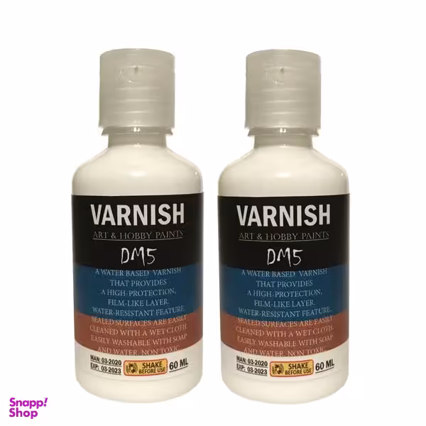 وارنیش مدل DM5 کد W6002 حجم 60 میلی لیتر بسته 2 عددی