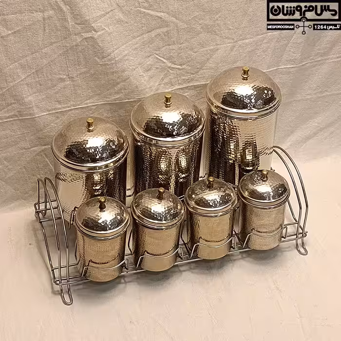 پاسماوری مسی 7 بانکه آبکاری کروم مدل پله