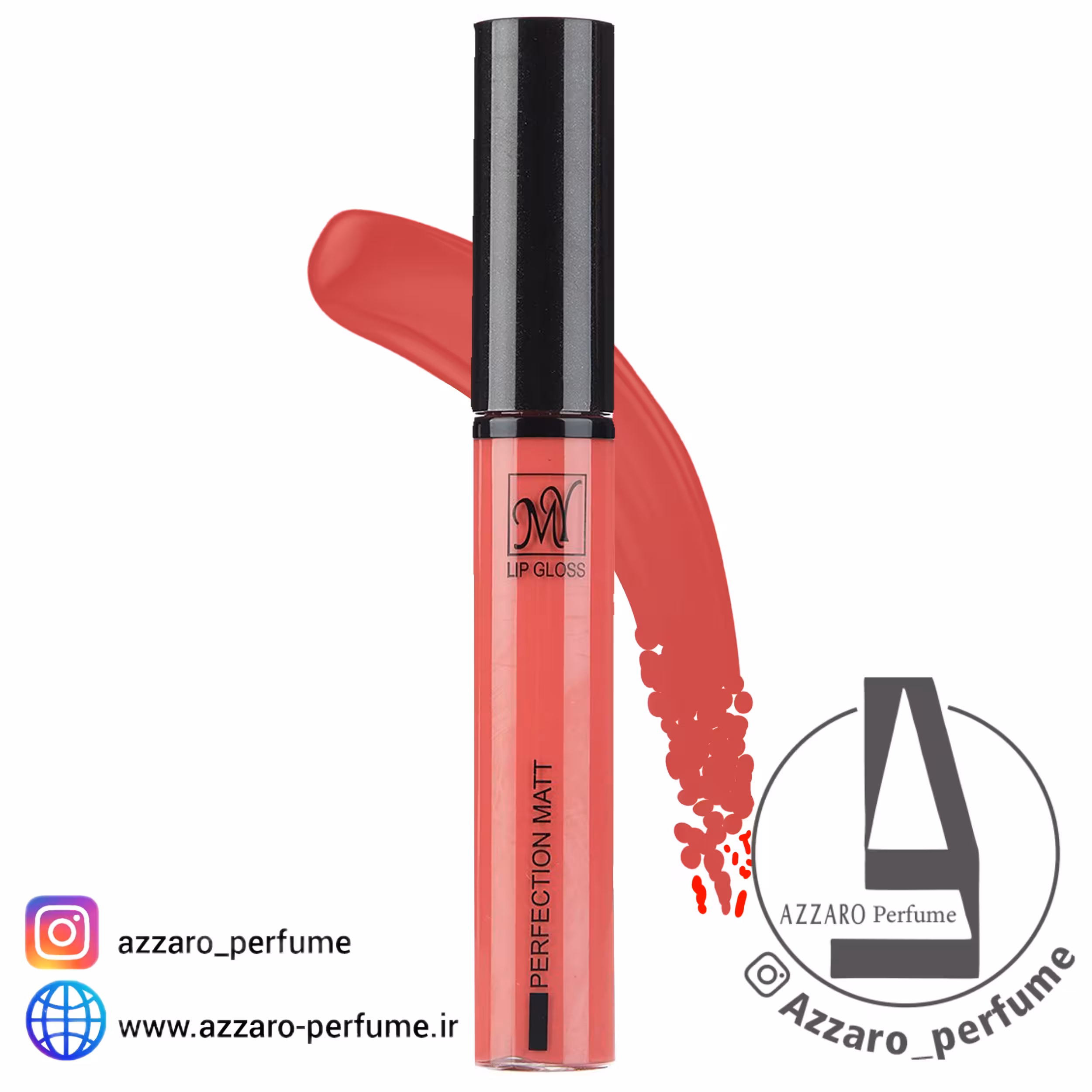 رژ لب مایع مای سری Black Diamond رنگ Pink مدل Perfection Matt شماره 06 حجم 9 میل