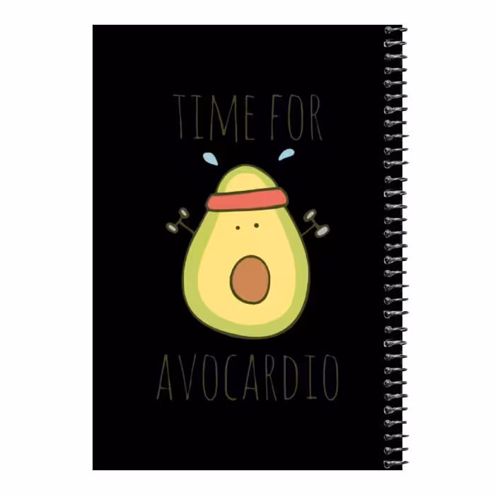 دفتر مشق 80 برگ اس جی مدل آووکادو