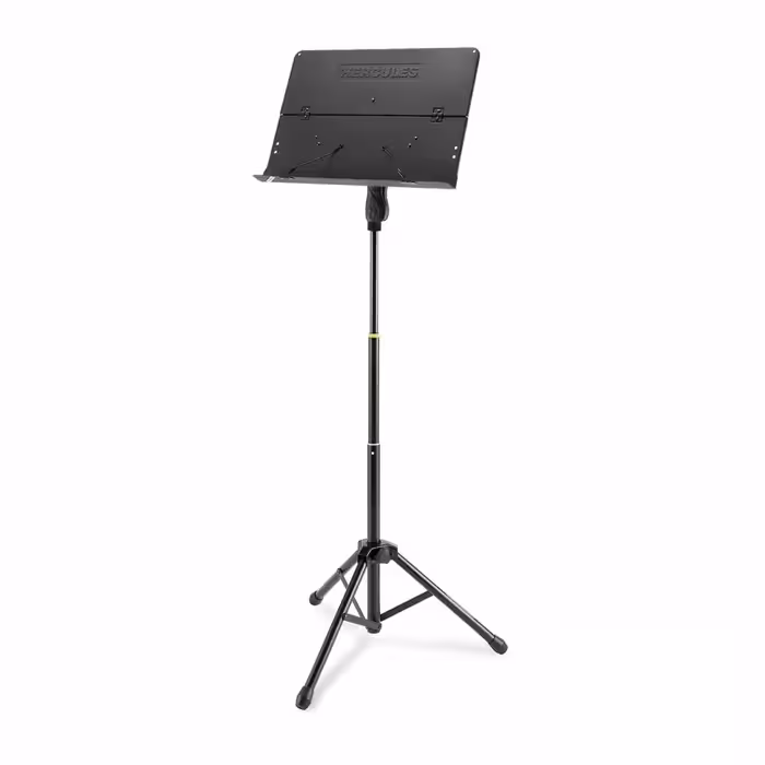 پوپیتر رهبری هرکولس مدل BS408BHercules BS408B 3- Section Orchestra Stand Folding Desk with Page Retainers