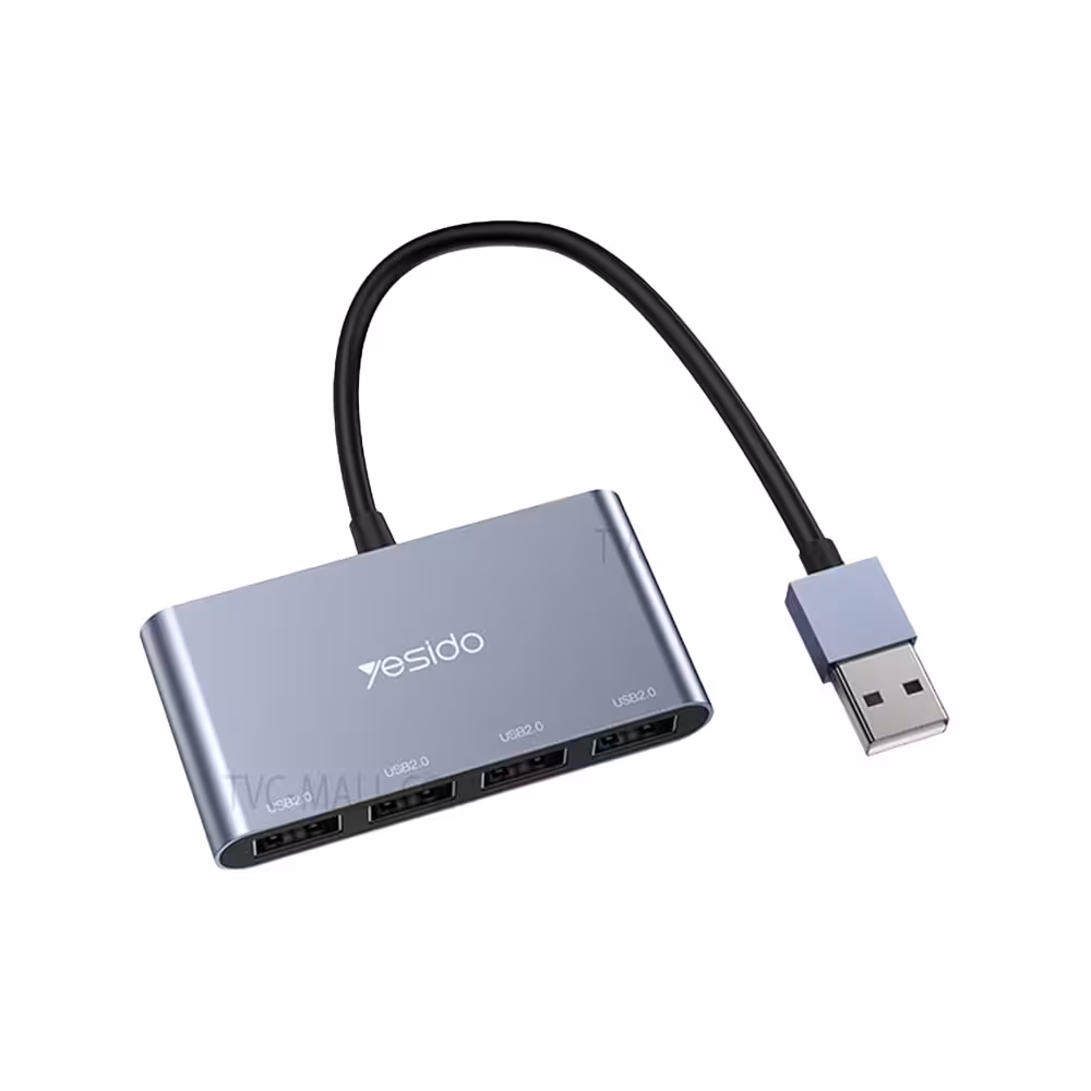 هاب 4پورت یسیدو YESIDO HB12 Hub USB Adapter Dock Station for Data Transfer and Power Charging