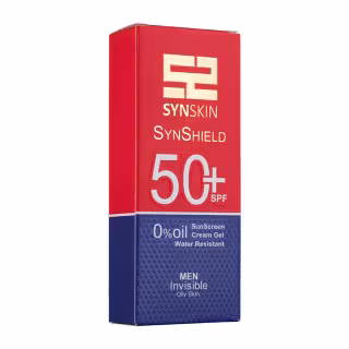 کرم ژل ضد آفتاب ساین اسکین مدل Synshield با SPF50 مناسب پوست چرب آقایان حجم 50 میلی لیتر