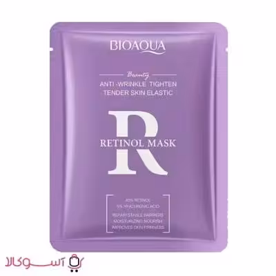 ماسک ورقه ای بیوآکوا مدل رتینول retinol حجم 25 میل
