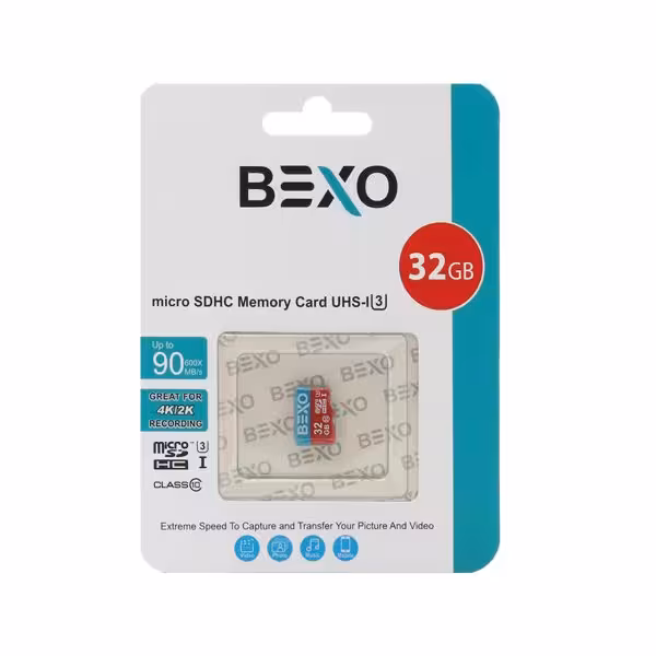 کارت حافظه BEXO 32GB U3 سرعت 90MB/S