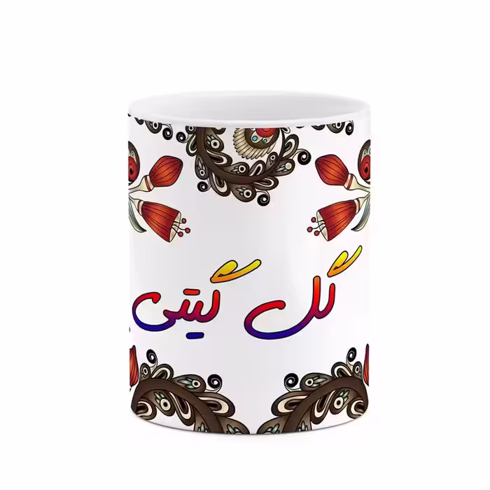 خرید ماگ-لیوان    اسم گل گیتی  سنتی گل و بته کد mgh46725