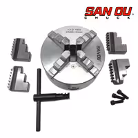 چهار نظام دستگاه تراشکاری سایز 160 میلیمتر K12-160 برند SAN OU