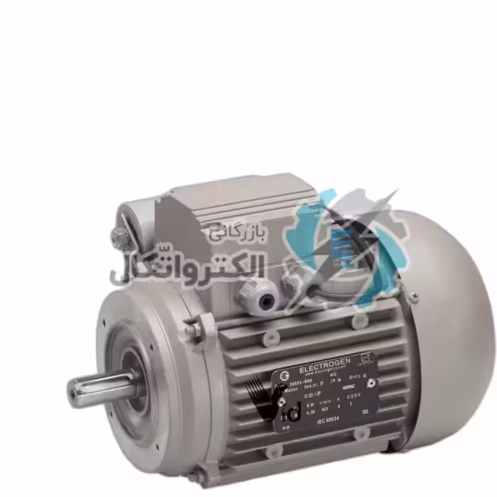 الکتروموتور تک فاز کلاج دار آلومینیومی 3000 دور الکتروژن CRS-1hp B34-80