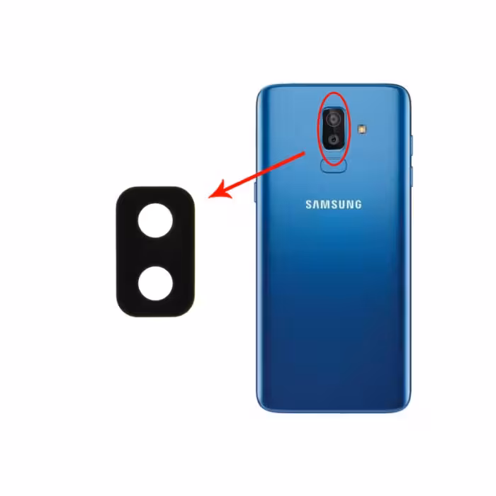 شیشه لنز دوربین سامسونگ SAMSUNG GALAXY J8