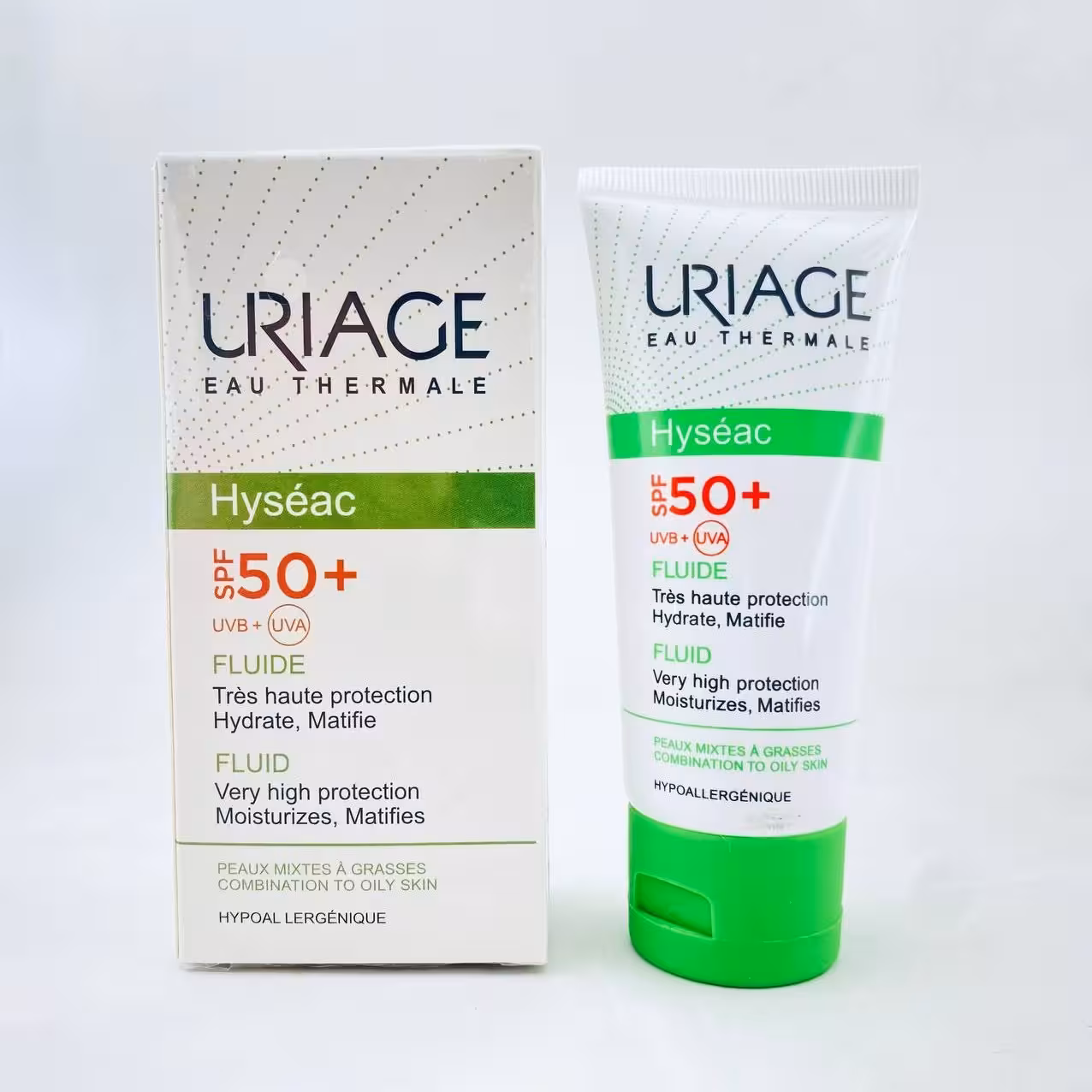 فلوئید ضد آفتاب رنگ طبیعی SPF 50 کرم ضد آفتاب رنگی