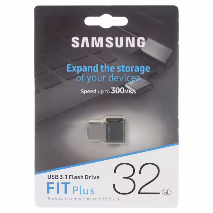 فلش مموری سامسونگ مدل FIT Plus USB 3.1 ظرفیت 32 گیگابایت