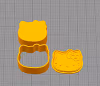 مدل سه بعدی بمب حمام طرح کیتی (STL)