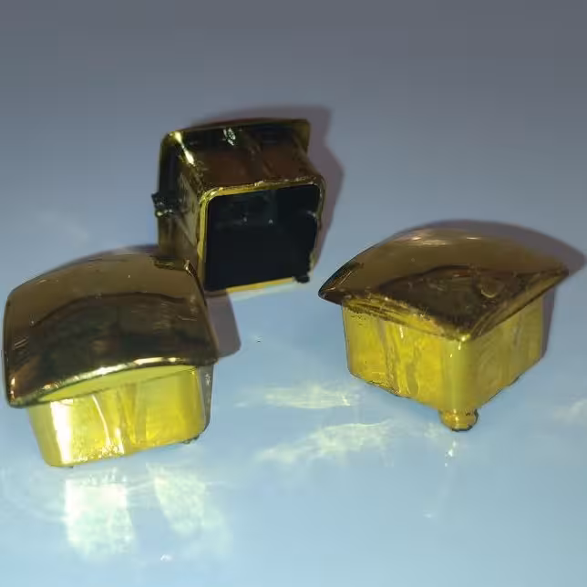 درپوش پلاستیکی قوطی 25*25 – طلایی