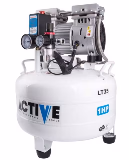 کمپرسور باد مدل AC-1335SP اکتیو (0.75 اسب بخار،دو سیلندر،35 لیتری)