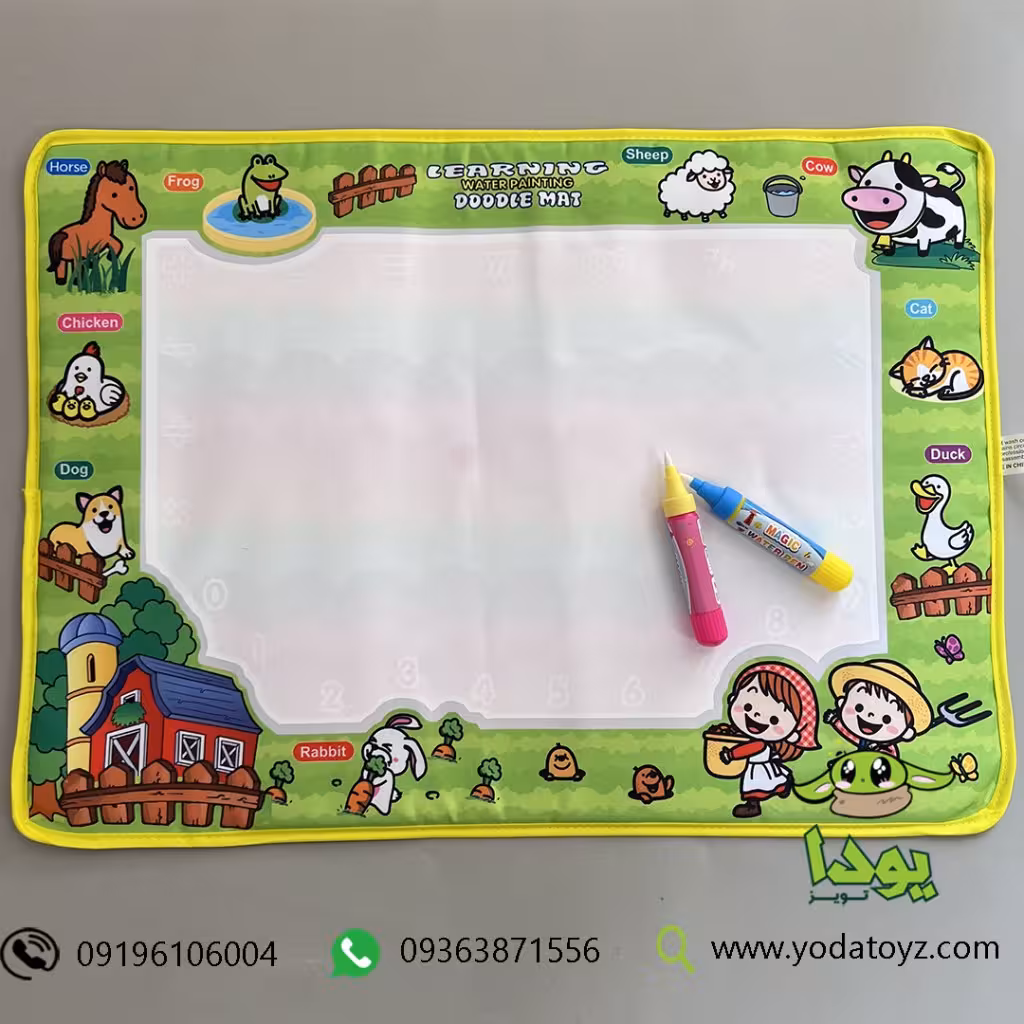 سفره نقاشی جادویی با ماژیک رنگ سبز