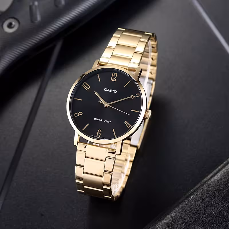 ساعت مچی مردانه کاسیو مدل CASIO-MTP-VT01G-1B2
