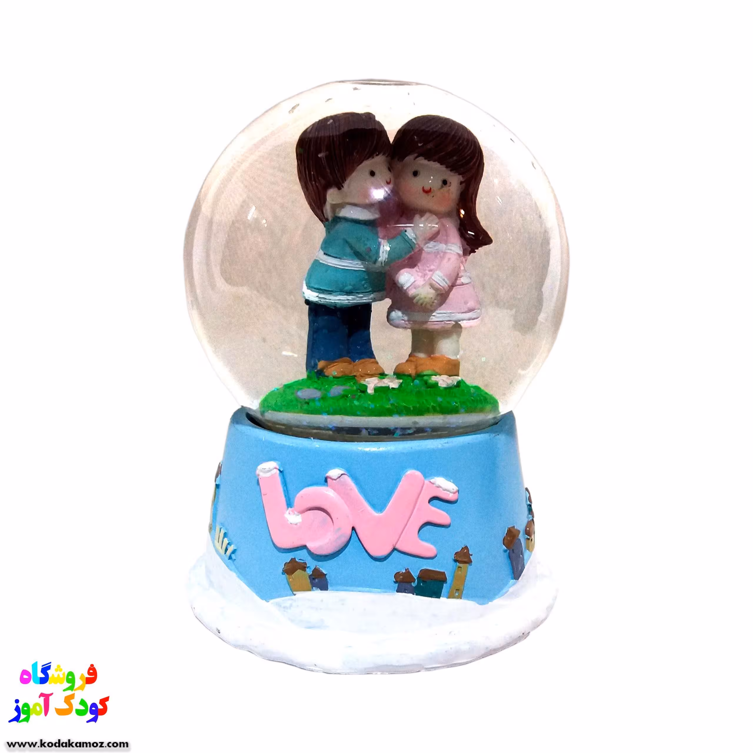 گوی موزیکال برفی(گوی موزیکال دخترو پسر Love )سایز بزرگ 1793