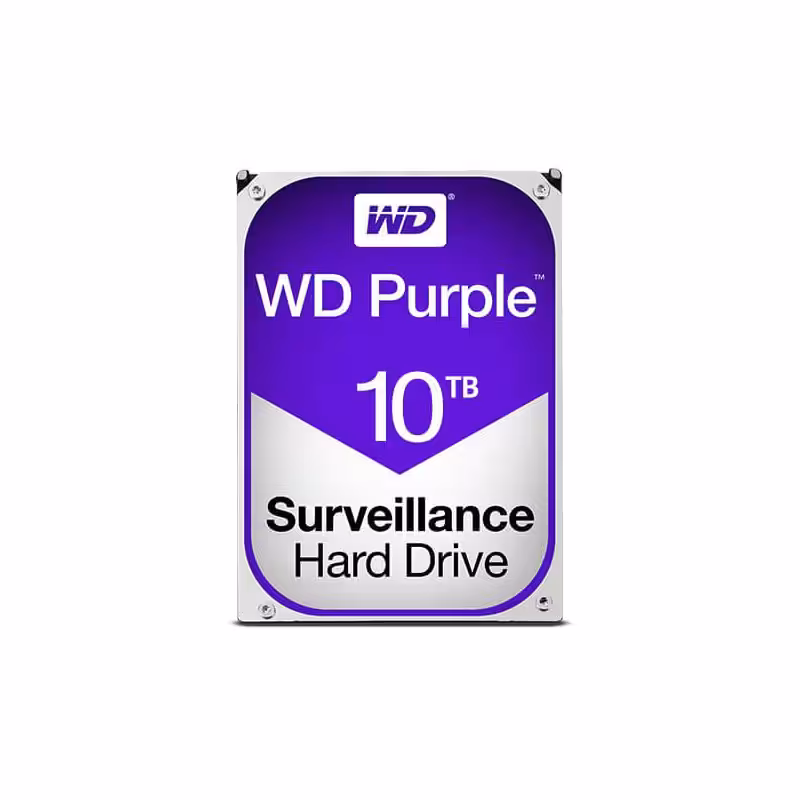 هارد دیسک اینترنال وسترن دیجیتال بنفش مدل WD100PURZ ظرفیت 10 ترابایت