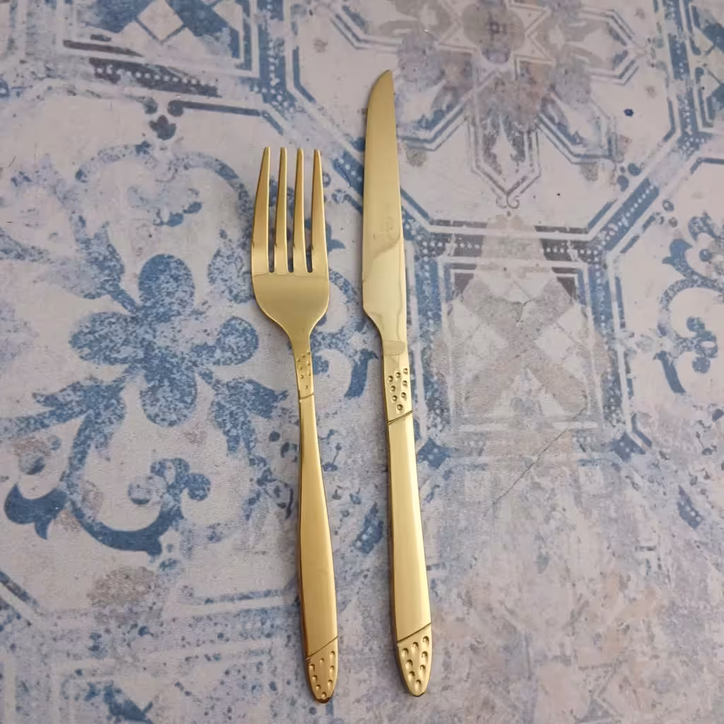 کارد و چنگال میوه کابان مدل 108mw