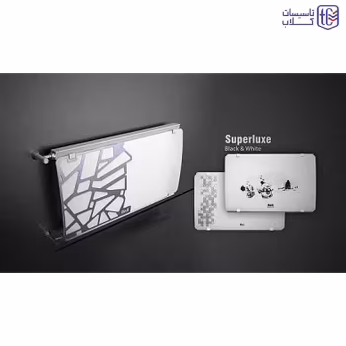 رادیاتور 14 پره آنیت مدل سوپرلوکس سیاه و سفید