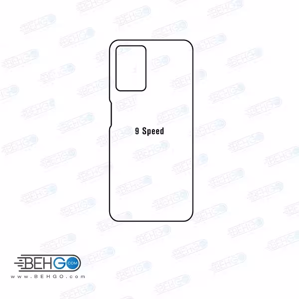 برچسب پشت گوشی ریلمی Realme 9 5G Speed