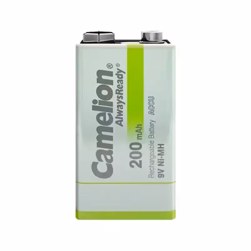 باتری کتابی شارژی Camelion AlwaysReady 9V 200mAh