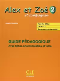 دانلود کتاب Alex et Zoe - Niveau 2 - Guide pedagogique