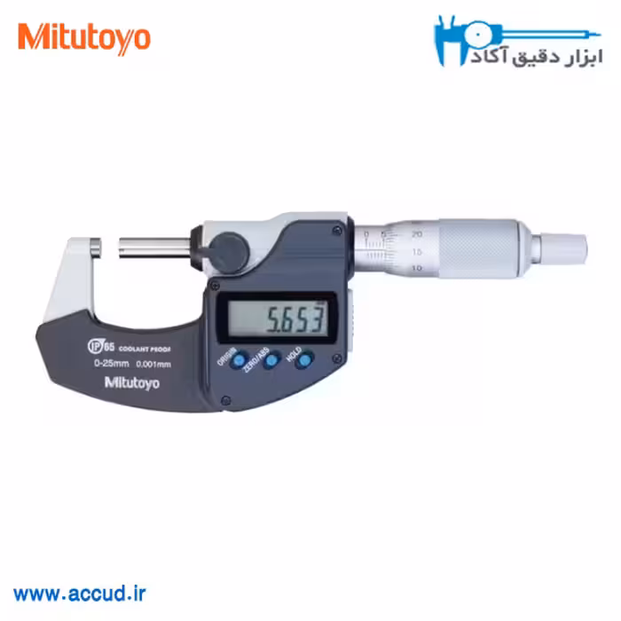 میکرومتر دیجیتال 50-25 Mitutoyo اینچ/میلیمتر (میتوتویو) مدل 293-341