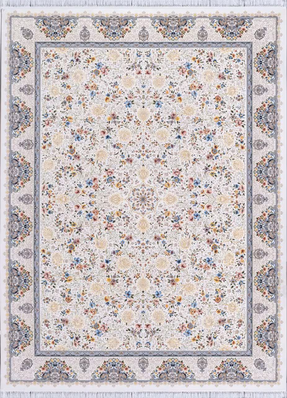 فرش  صادراتی1200شانه کاشان تراکم 3600صددرصد اکرولیک  شاهکار mg