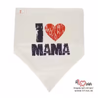 دستمال گردن بچه گانه مدل I love moma