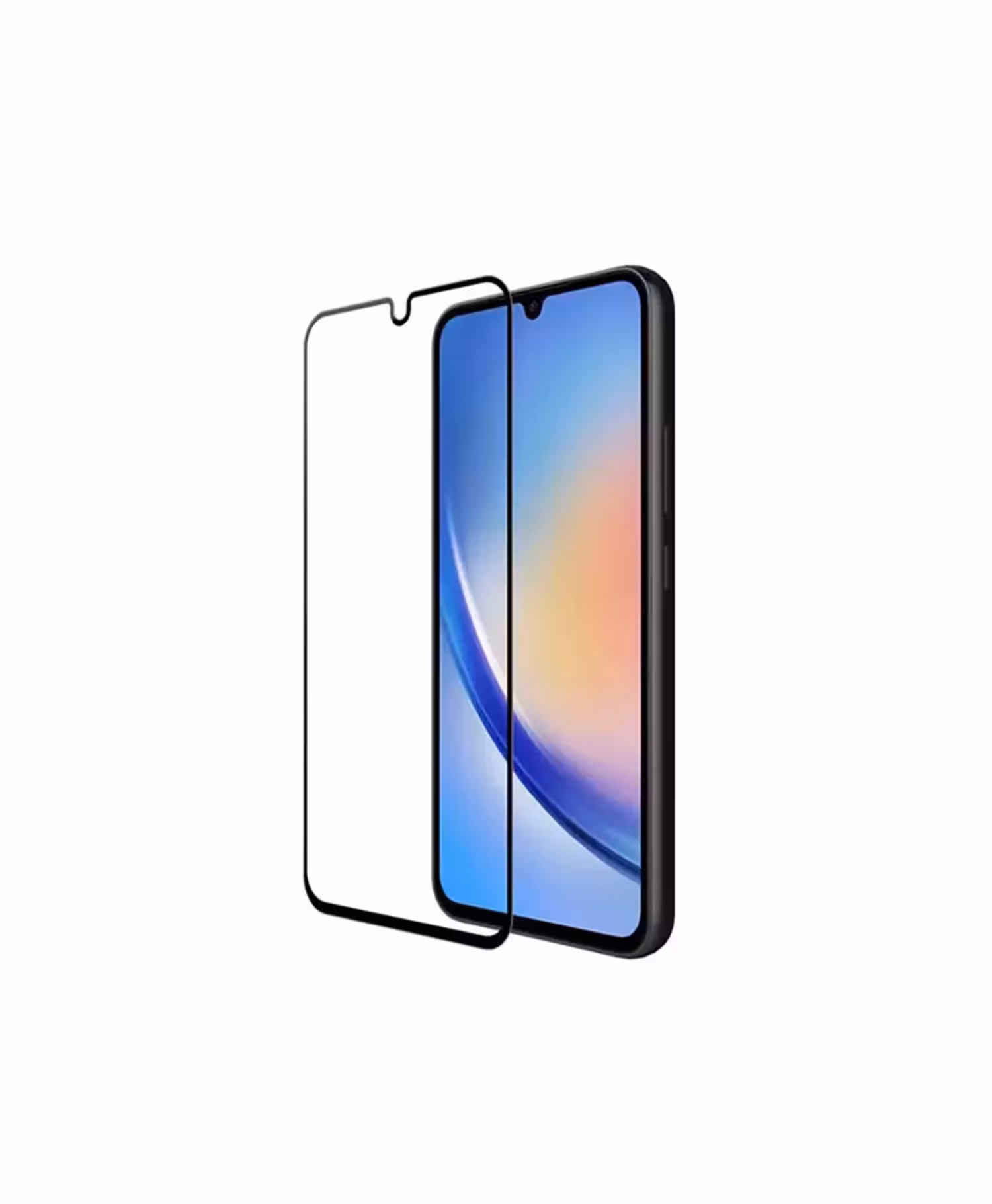 گلس فول Super D مشکی Samsung A34