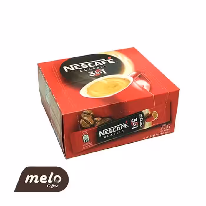 کافی میکس 3 در 1 نسکافه مدل کلاسیک (20 عددی)