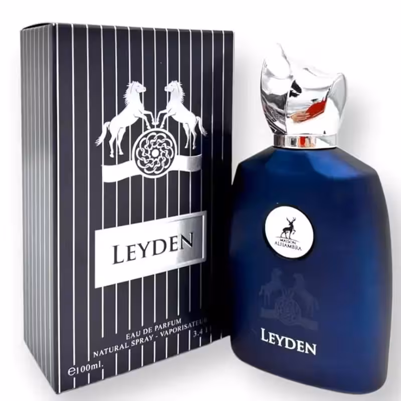 ادکلن مردانه الحمبرا مدل لیدن رایحه دو مارلی لیتون Leyden Alhambra