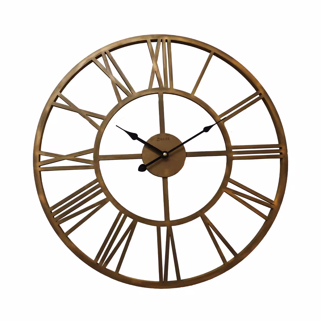 ساعت دیواری چوبی801 (60سانت)