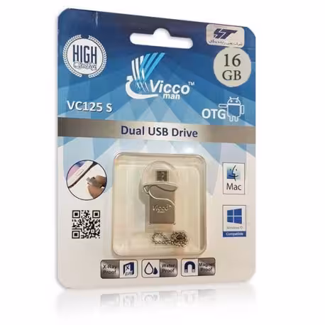 فلش مموری وایکو 16 گیگ | VICCO 125 S 16 GB /OTG