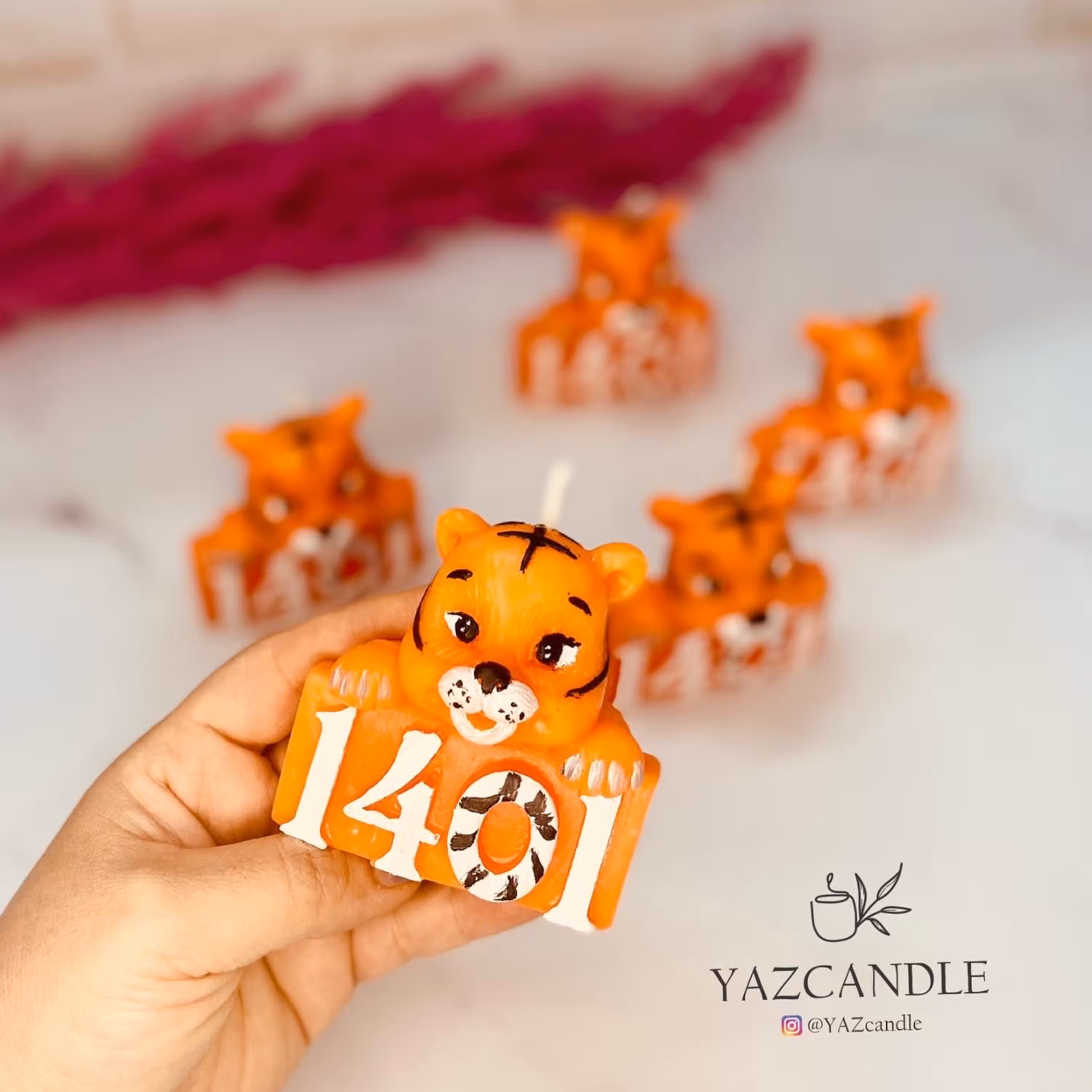 شمع ببر مدل نماد سال 1401