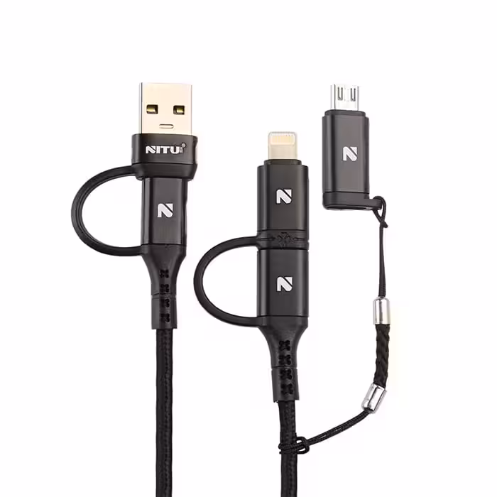 کابل 5 آمپر فست شارژ نیتو مدل UC62 5in1 به طول 1 متر