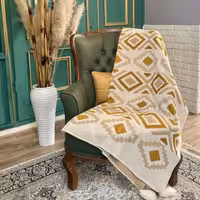 شال مبل و تخت کوکو جم مدل پانچ سایز 170x140 سانتیمتر