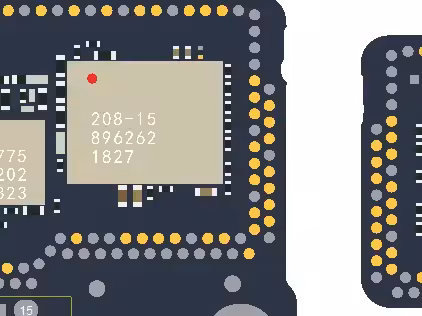 آی سی ماژول اف ای ام 3 جی و 4 جی آیفون ایکس اس مکس | (PA_UHB_K)(HRPDAF091) IC FEM 3G & 4G iPhone XS Max