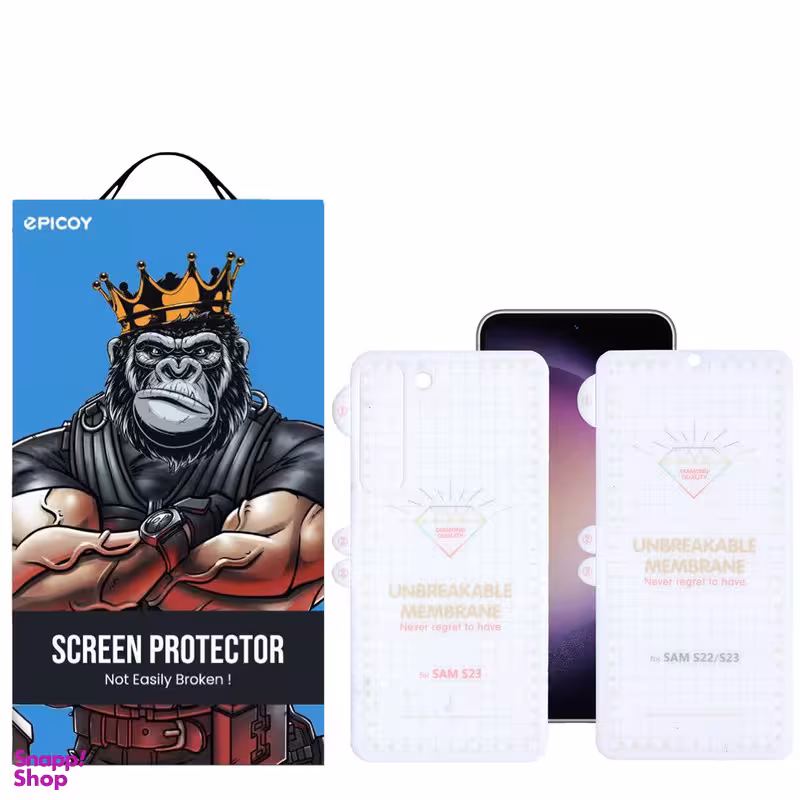 محافظ صفحه نمایش اپیکوی مدل Hydrogel مناسب برای گوشی موبایل سامسونگ Galaxy S23  به همراه محافظ پشت گوشی