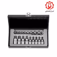 جعبه بکس ستاره ای 18 عددی 3/8 و 1/2 درایو فورس مدل 4192