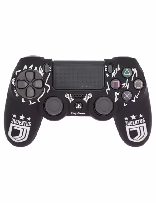 روکش محافظ دسته PS4 لیزری مشکی سفید طرح یوونتوس
