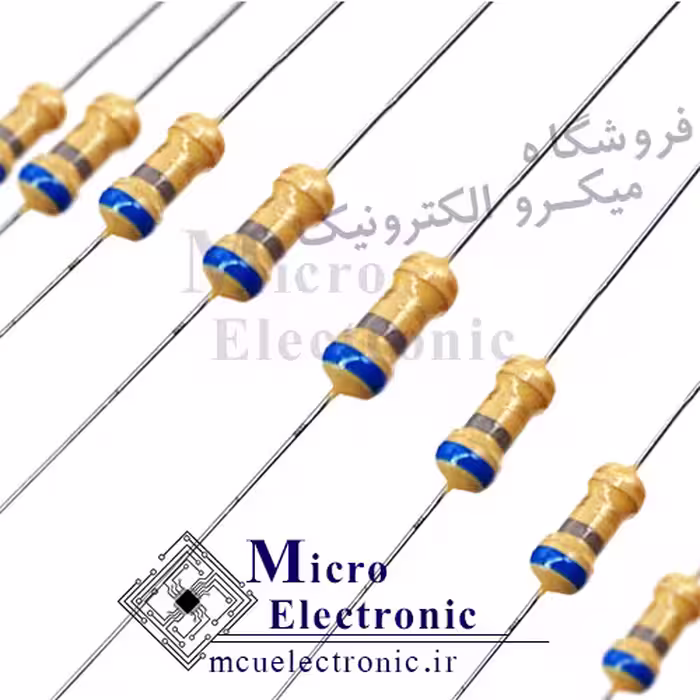 مقاومت  6٫8 اهم 1/4 وات بسته ی 50 عددی