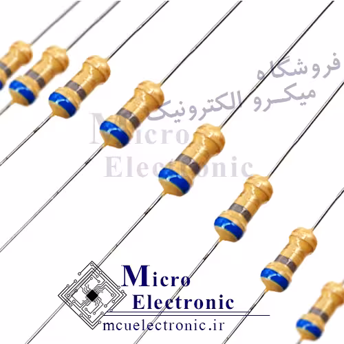 مقاومت 6٫8 اهم 1/4 وات بسته ی 50 عددی