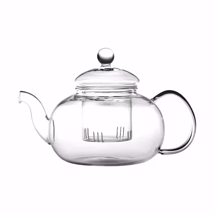 قوری شیشه ای فیلتردار تیرینک مدل 750-1 کدM242